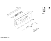 Схема №5 SMI86S05DE Exclusiv, Made in Germany с изображением Передняя панель для электропосудомоечной машины Bosch 00791568