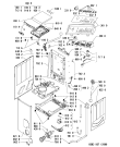 Схема №1 WATE 9575 с изображением Обшивка для стиральной машины Whirlpool 481245211477