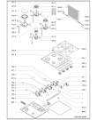 Схема №1 AKM 260/IX с изображением Трубка подачи газа для электропечи Whirlpool 481231039162