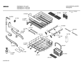 Схема №6 SGS5902EP с изображением Передняя панель для электропосудомоечной машины Bosch 00358062