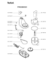 Схема №2 FP402588/35 с изображением Ножка для кухонного измельчителя Tefal SS-989849