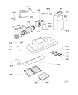 Схема №1 AKR 904 IX-01 с изображением Крышечка для вытяжки Whirlpool 481246228131