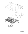 Схема №1 6130 M-DC W22 с изображением Запчасть для плиты (духовки) Aeg 3306095005