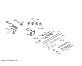 Схема №5 HLN654021E с изображением Панель управления для плиты (духовки) Bosch 00666424