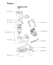 Схема №5 HF800A28/702 с изображением Субмодуль для электрокомбайна Moulinex MS-8080017764