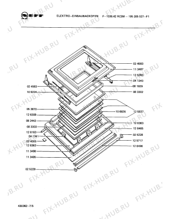 Схема №6 195305527 F-1036.42RCSM с изображением Переключатель для плиты (духовки) Bosch 00025302