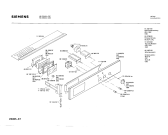Схема №2 HB031454 с изображением Панель для плиты (духовки) Siemens 00115593