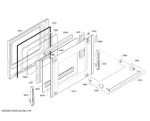 Схема №3 HEA63A250 с изображением Ручка переключателя для плиты (духовки) Bosch 00613963