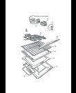 Схема №4 HEW 8542 S - SOLO RICAMBI с изображением Держатель для плиты (духовки) DELONGHI 072033