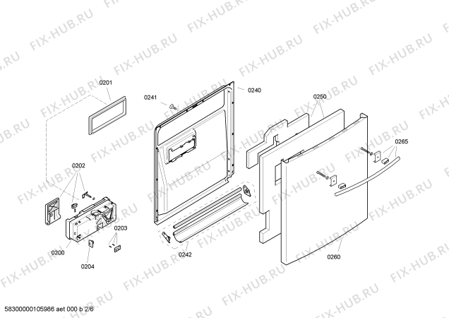 Схема №5 SHY99A06UC Apexx с изображением Кнопка для посудомойки Bosch 00417757