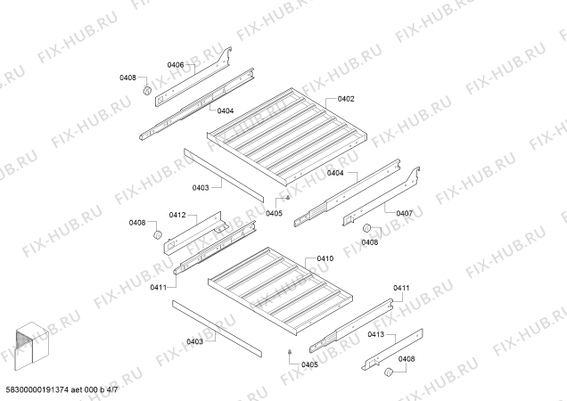 Схема №5 T24UW820RS с изображением Внешняя дверь для плиты (духовки) Bosch 00715148