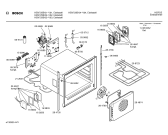 Схема №6 HEN725B с изображением Панель управления для электропечи Bosch 00353406