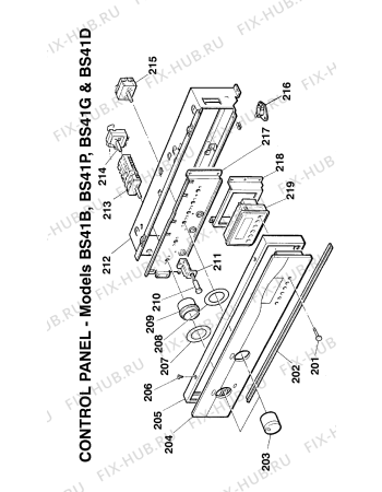 Схема №4 BS41N (F032701) с изображением Запчасть для духового шкафа Indesit C00224147