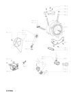 Схема №2 Chiara 1400 с изображением Блок управления для стиральной машины Whirlpool 481010770763