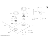 Схема №1 ER9SM231MP с изображением Модуль управления для плиты (духовки) Siemens 00717771