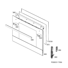 Схема №5 BE300362KW с изображением Обшивка для духового шкафа Aeg 140021771104