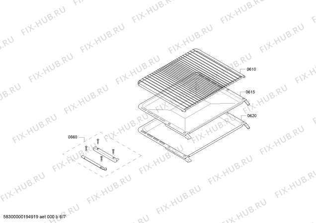 Схема №6 HA854580 с изображением Ручка управления духовкой для духового шкафа Siemens 00636797