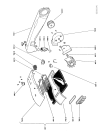 Схема №3 AWG 338 F с изображением Рукоятка для стиралки Whirlpool 481946078475