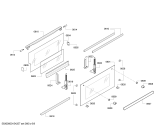 Схема №8 HB7TI01GB с изображением Фронтальное стекло для электропечи Bosch 00685395