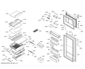 Схема №2 BD2046H2IN с изображением Дверь морозильной камеры для холодильной камеры Bosch 00687569