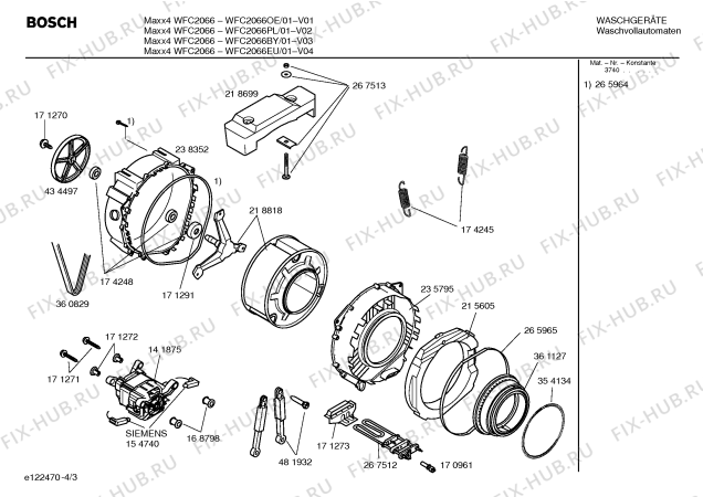 Схема №2 WFC2066OE Maxx4 WFC2066 с изображением Таблица программ для стиралки Bosch 00586884