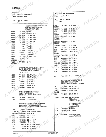 Взрыв-схема телевизора Siemens FC5552 - Схема узла 08