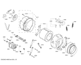 Схема №4 WVH28440TR Bosch с изображением Наклейка с пояснениями для стиральной машины Siemens 00622260