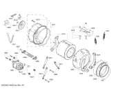 Схема №4 WVH2846XEE с изображением Корпус для стиралки Siemens 00710075