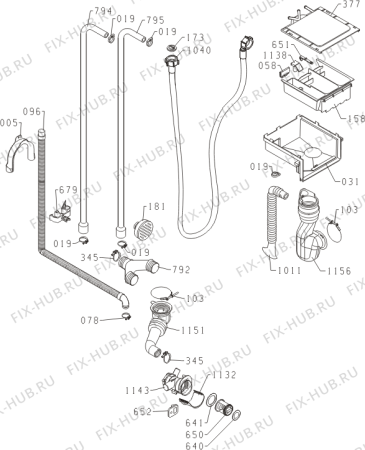 Взрыв-схема стиральной машины Gorenje W62Z02/SRIV1 (467246, PS10/11104) - Схема узла 06
