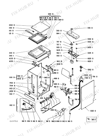Схема №2 AWG 402/WP с изображением Декоративная панель для стиралки Whirlpool 481945328134