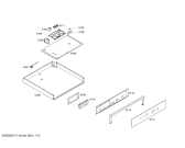 Схема №6 MT27BB Trim Kit с изображением Рамка для плиты (духовки) Bosch 00368497