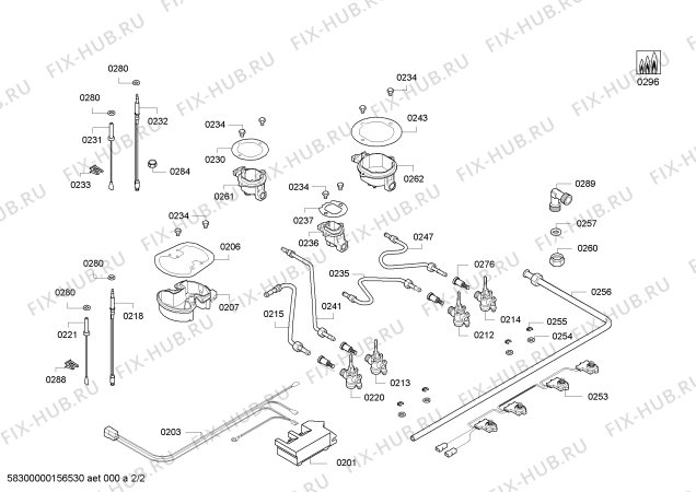 Взрыв-схема плиты (духовки) Siemens EP716IB21E 3G+1W SE T70F 2011 - Схема узла 02