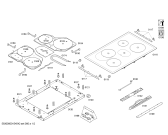 Схема №2 T43D80N1 с изображением Модуль управления для плиты (духовки) Bosch 00704374