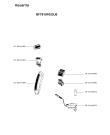 Схема №1 RF7810F0/GU0 с изображением Корпусная деталь для бритвы (эпилятора) Rowenta CS-00144480