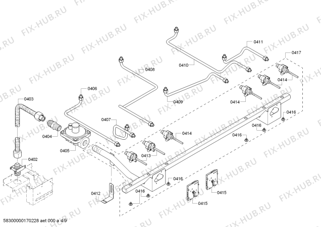 Схема №7 PRD48NCSGC с изображением Адаптер для электропечи Bosch 00618415
