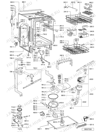 Схема №1 GSIP 9127/1 IN с изображением Микромодуль для посудомойки Whirlpool 481221470807