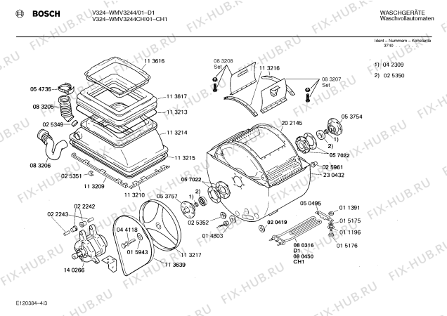 Схема №2 0722044630 V3414 с изображением Другое Bosch 00046314