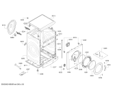 Схема №5 WAE2829U с изображением Панель управления для стиралки Bosch 11018584