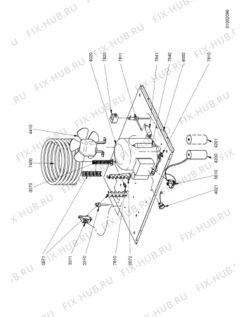 Схема №2 ADN 115 с изображением Поверхность для холодильной камеры Whirlpool 483286010486