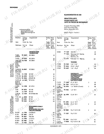 Схема №8 RS3314 с изображением Показчик Siemens 00709405