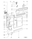 Схема №2 GSI 6420 K WS с изображением Обшивка для посудомоечной машины Whirlpool 481245371438
