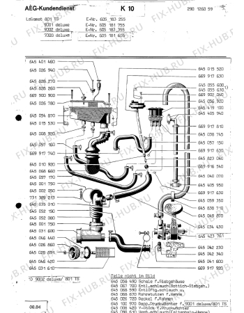 Взрыв-схема посудомоечной машины Interfunk (N If) INTERFUNK 7000DELUXE - Схема узла Section5