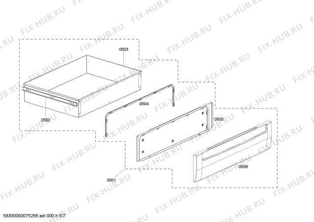 Схема №5 HGS247UC с изображением Декоративная рамка для духового шкафа Bosch 00491796