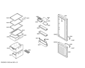 Схема №2 KGV70320 с изображением Панель для холодильника Bosch 00431937