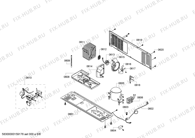 Схема №5 K3990X7GB с изображением Дверь для холодильной камеры Bosch 00711060