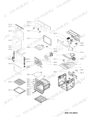 Схема №1 AKS 236/AE с изображением Обшивка для электропечи Whirlpool 481010428941