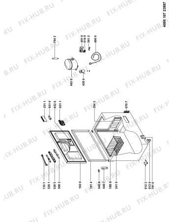 Схема №1 CEI390 с изображением Дверь для холодильной камеры Whirlpool 481010473343