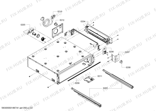 Схема №1 3AC149BC с изображением Инструкция по установке/монтажу для плиты (духовки) Bosch 00389921