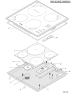 Схема №1 TIE441WH (F023945) с изображением Запчасть для плиты (духовки) Indesit C00138949