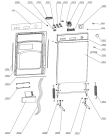 Схема №1 SGI600E (247099, WQP12-9026A) с изображением Дверь для электропосудомоечной машины Gorenje 266082